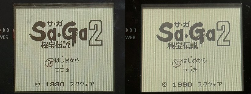 ゲームボーイカラーの偏光板交換再び