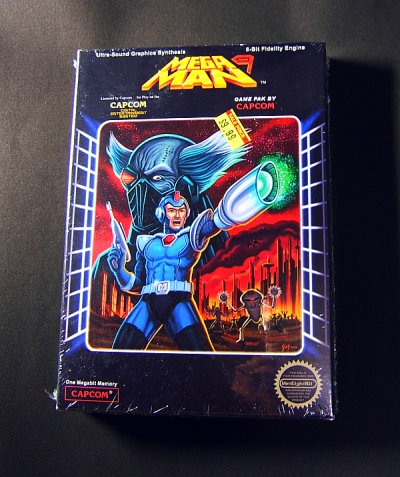 MEGA MAN9（ロックマン９）NES風パッケージ表