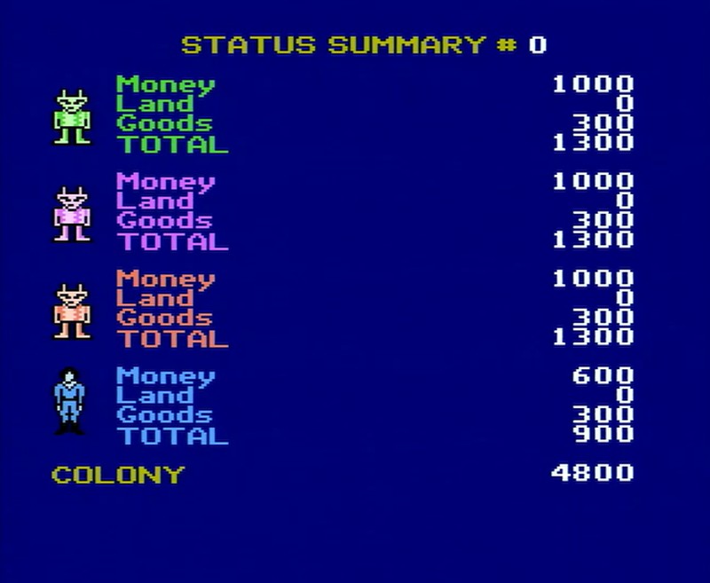 NES版M.U.L.E.をプレイ