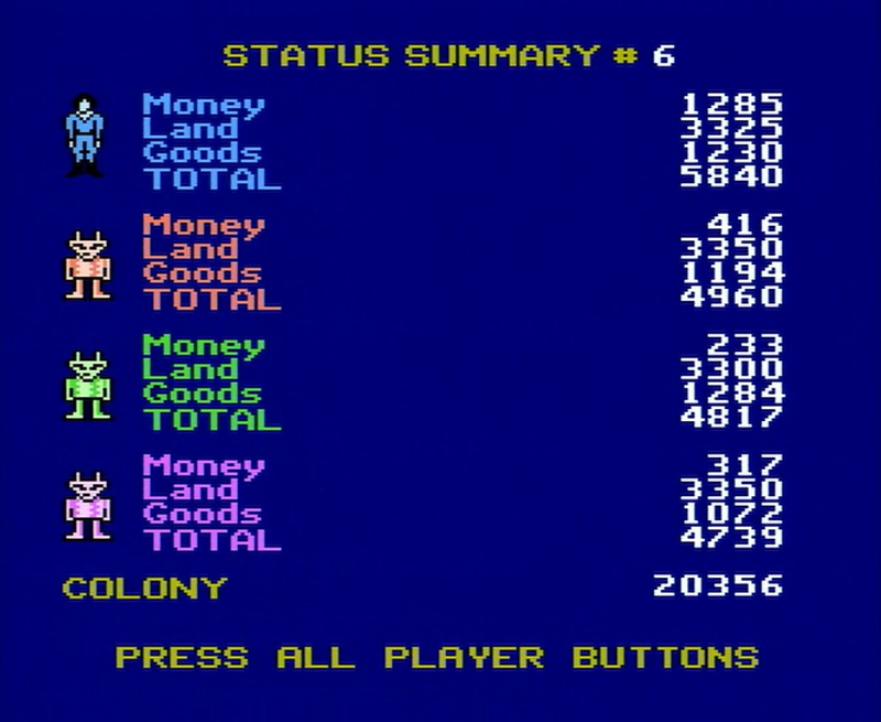 NES版M.U.L.E.をプレイ