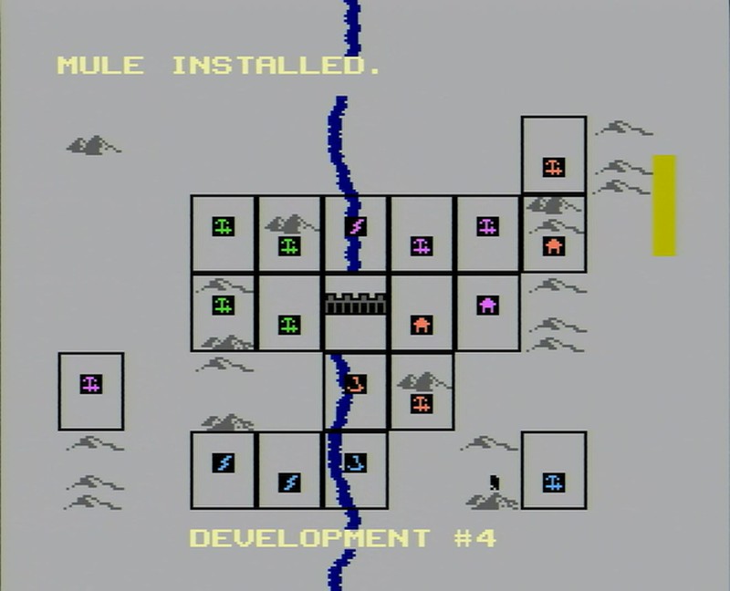 NES版M.U.L.E.をプレイ